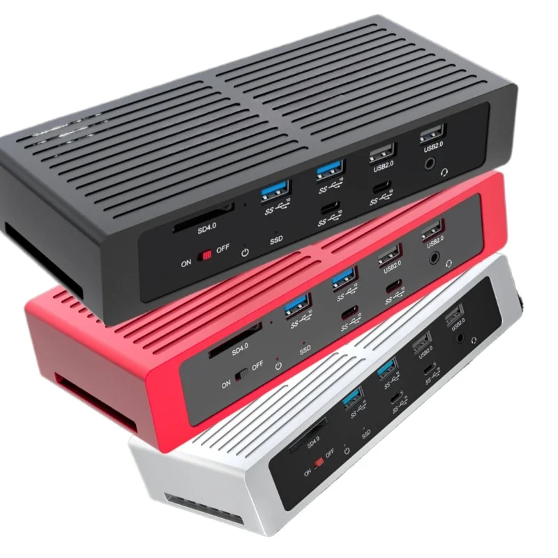 Docking Station Displaylink Dual 4K - Stacja dokująca Thunderbolt 3 Displaylink dual