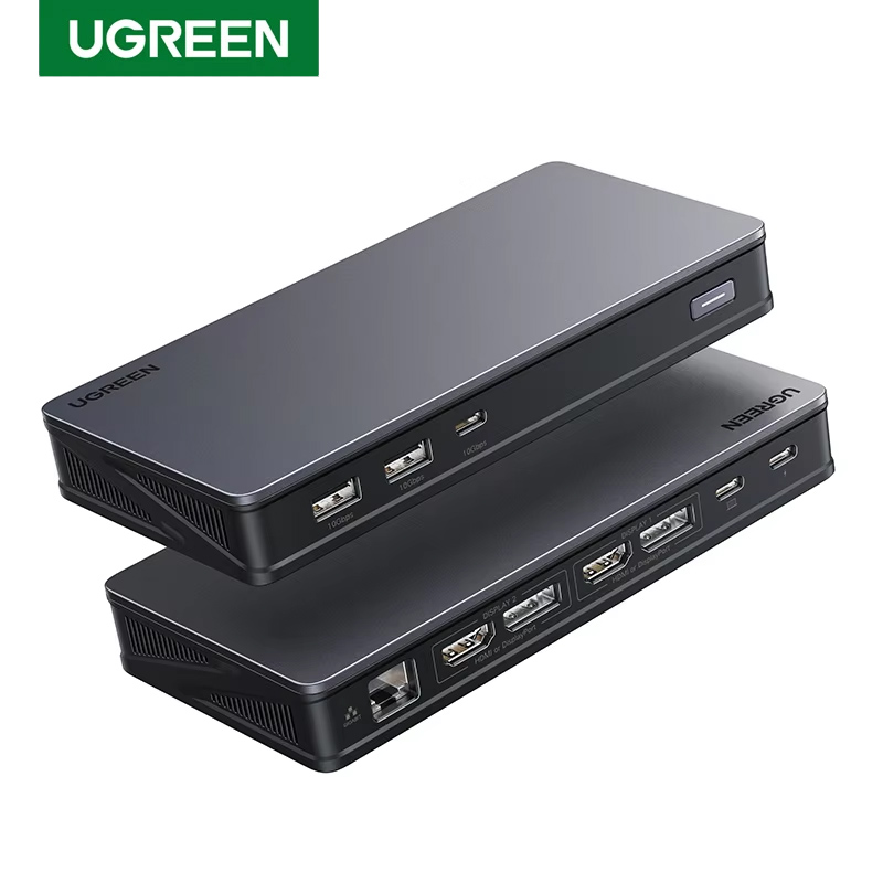 Docking Station Displaylink Dual 4K - UGREEN CM615 Revodok Pro 209 Stacja