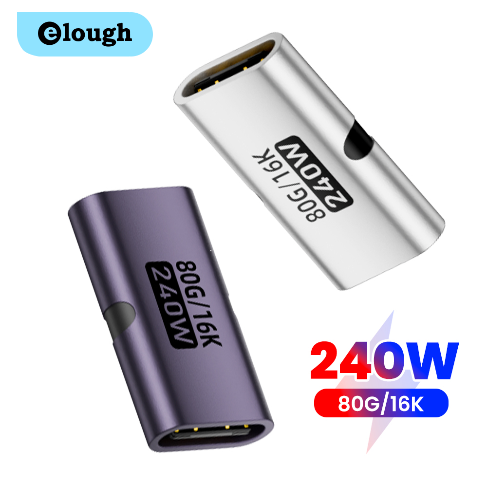 Docking Station Thunderbolt 4 - Adapter USB-C żeński-żeński 240W PD, 40