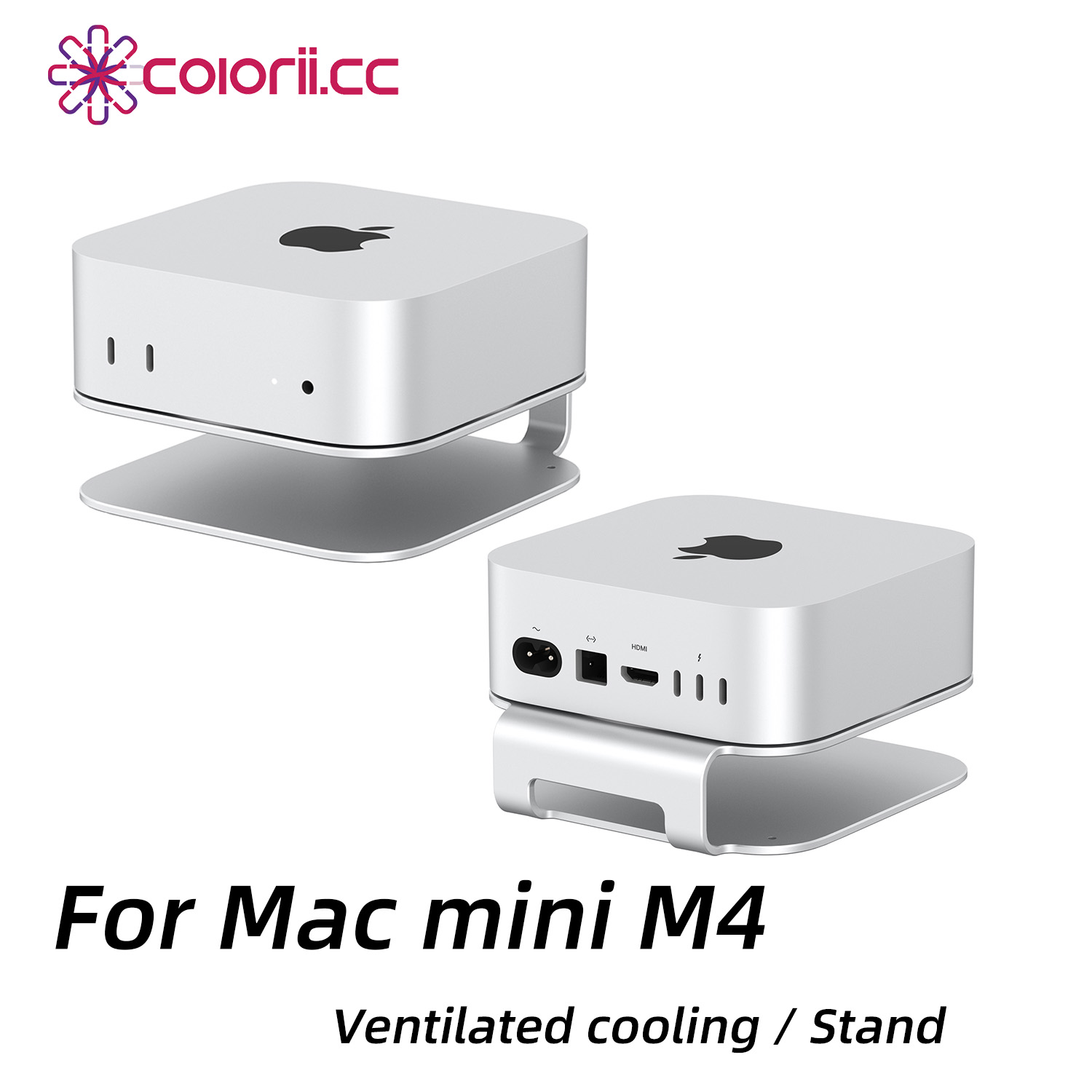 Laptop Stand Dock Aluminum - Stojak biurkowy Colorii do Mac Mini