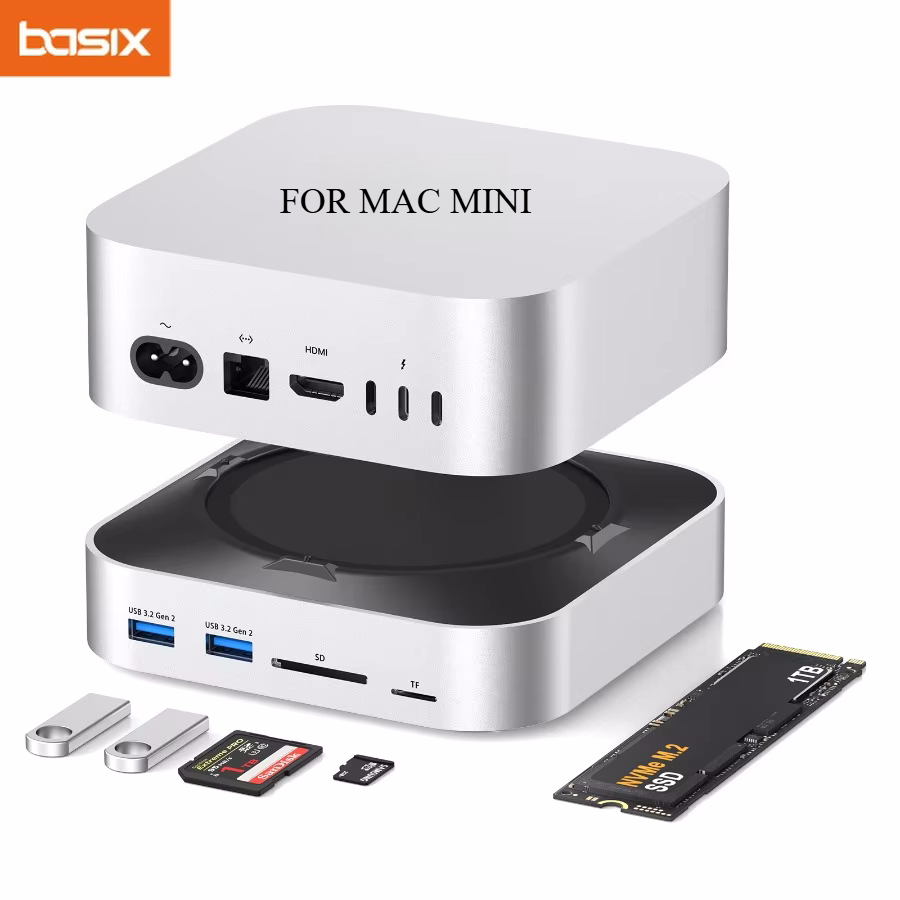 Usb C Hub With M.2 Nvme Slot - Hub USB-C do Mac Mini M4,
