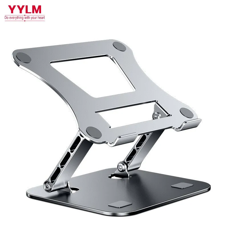 Laptop Stand Dock Aluminum - Regulowany aluminiowy stojak na telefon/tablet/laptop do