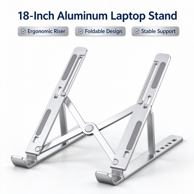 Laptop Stand Dock Aluminum - Mały prezent na Boże Narodzenie, regulowany