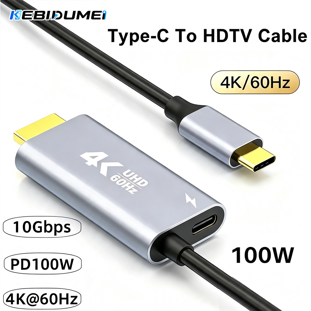 Usb C Dock Dual Hdmi 4K - KEBIDUMEI – kabel USB-C do HDMI,