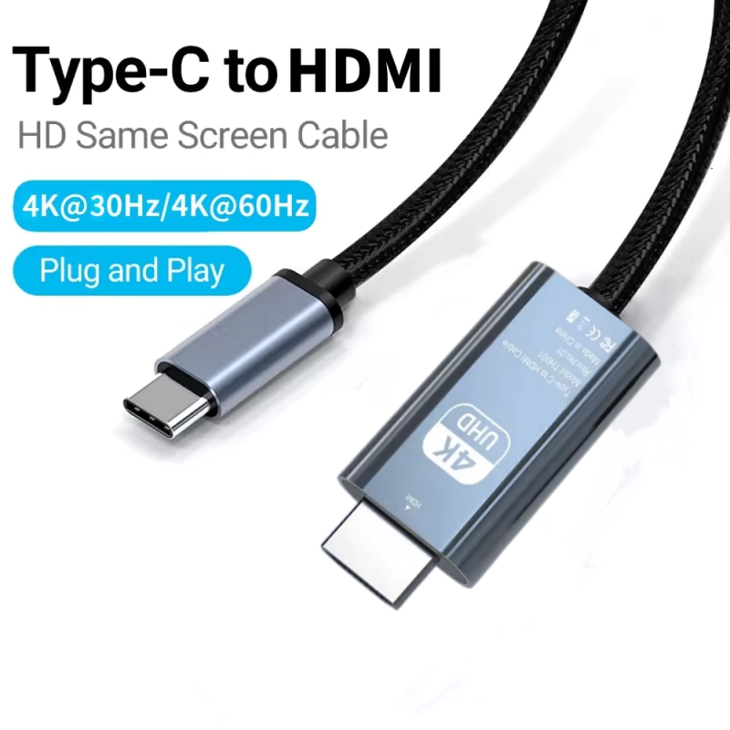 Usb C Dock Dual Hdmi 4K - Kabel USB C do HDMI 2M/6.6FT