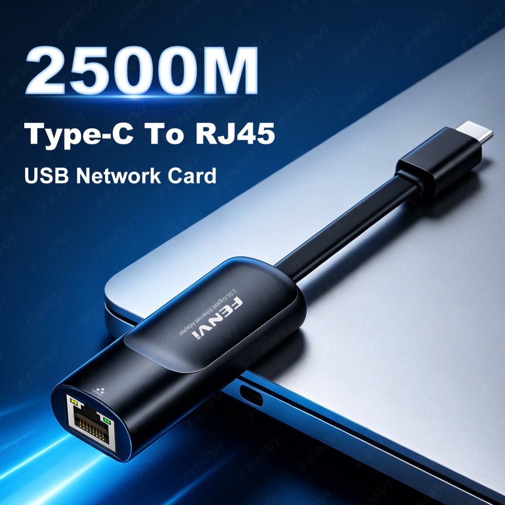 Usb C Hub Ethernet 2.5G - Adapter Gigabit Ethernet 2.5G 2500Mbps Karta