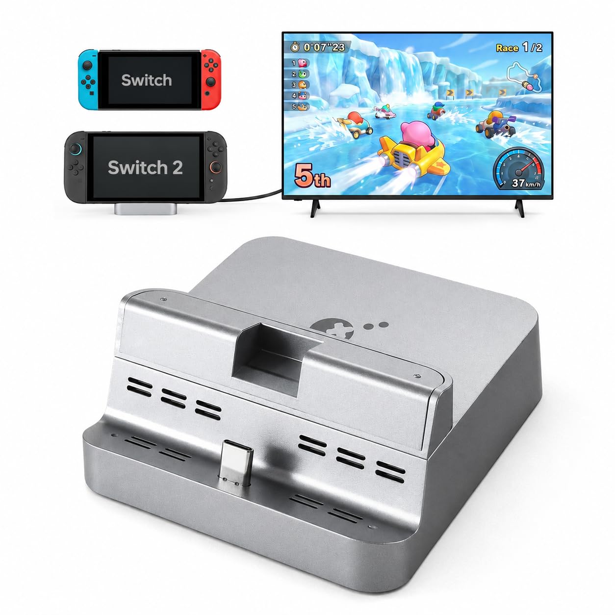 Usb C Dock With 100W Pd - Uniwersalna stacja dokująca Switch 2, stacja