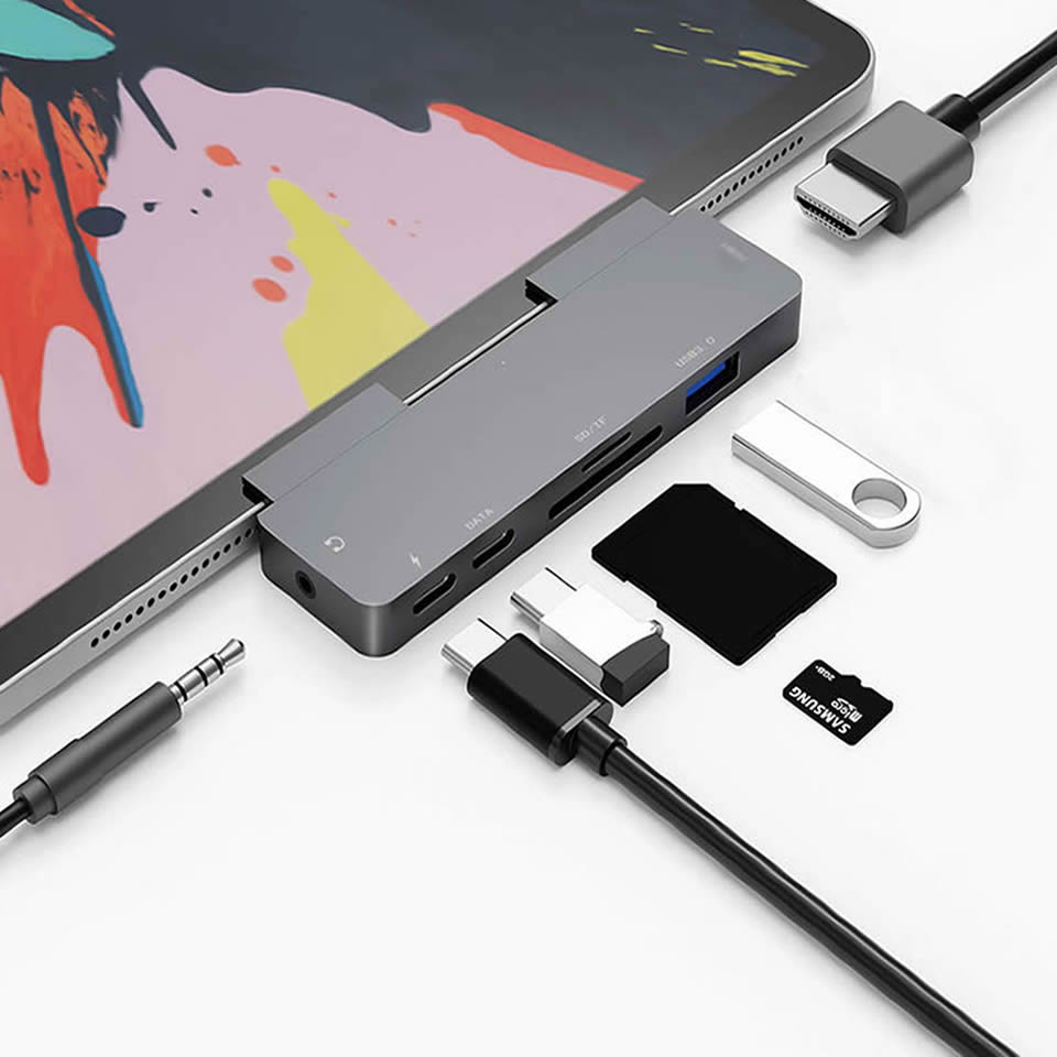 Usb C Dock Dual Hdmi 4K - OUTMIX USB C Hub do 4K