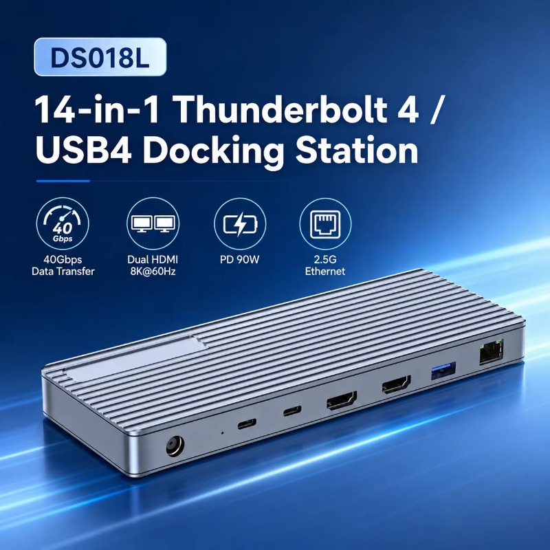 Stacja dokująca 14-w-1 Thunder – Docking Station Thunderbolt 4 recenzja i cena