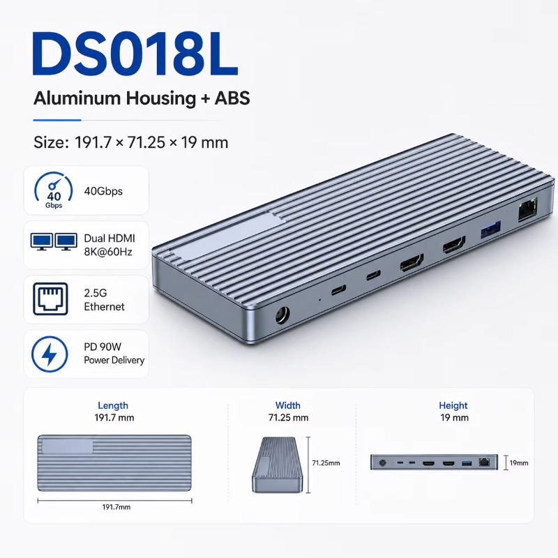 Stacja dokująca 14-w-1 Thunder – Docking Station Thunderbolt 4 recenzja i cena