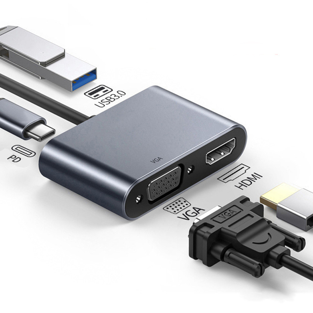 Adapter USB-C 4 w 1, Hub Multi – Docking Station For Macbook Pro recenzja i cena