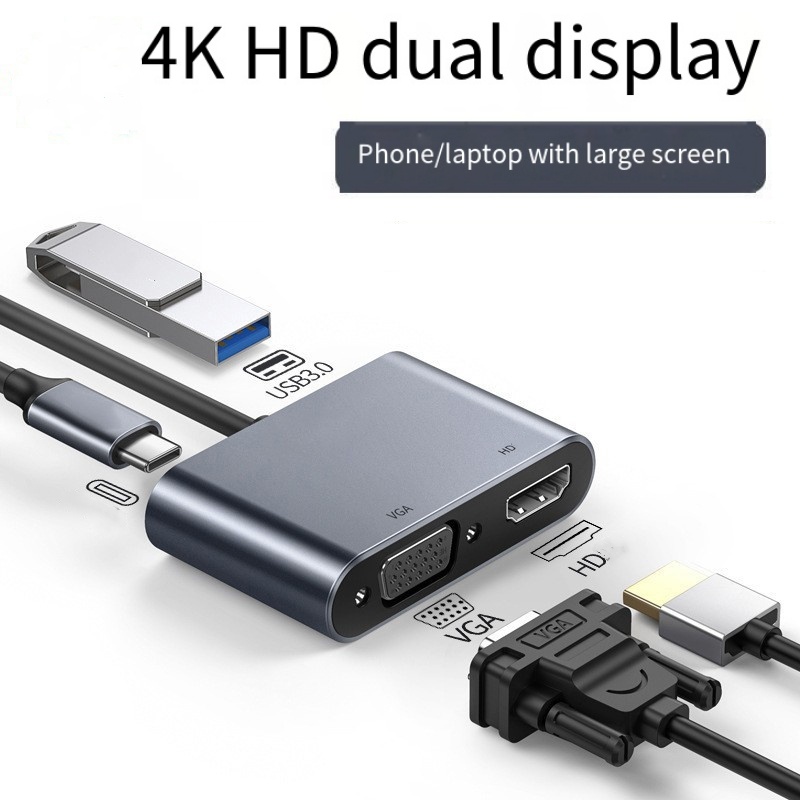 Adapter USB-C 4 w 1, Hub Multi – Docking Station For Macbook Pro recenzja i cena