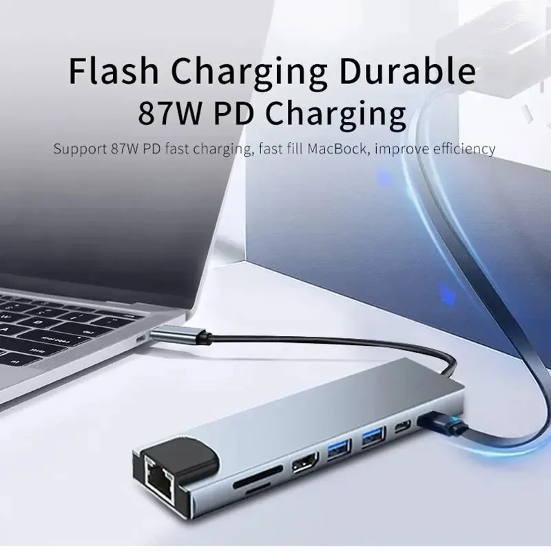 Hub USB C 3/7/8/11w1 7w2 Adapt – Usb C Dock Dual Hdmi 4K recenzja i cena