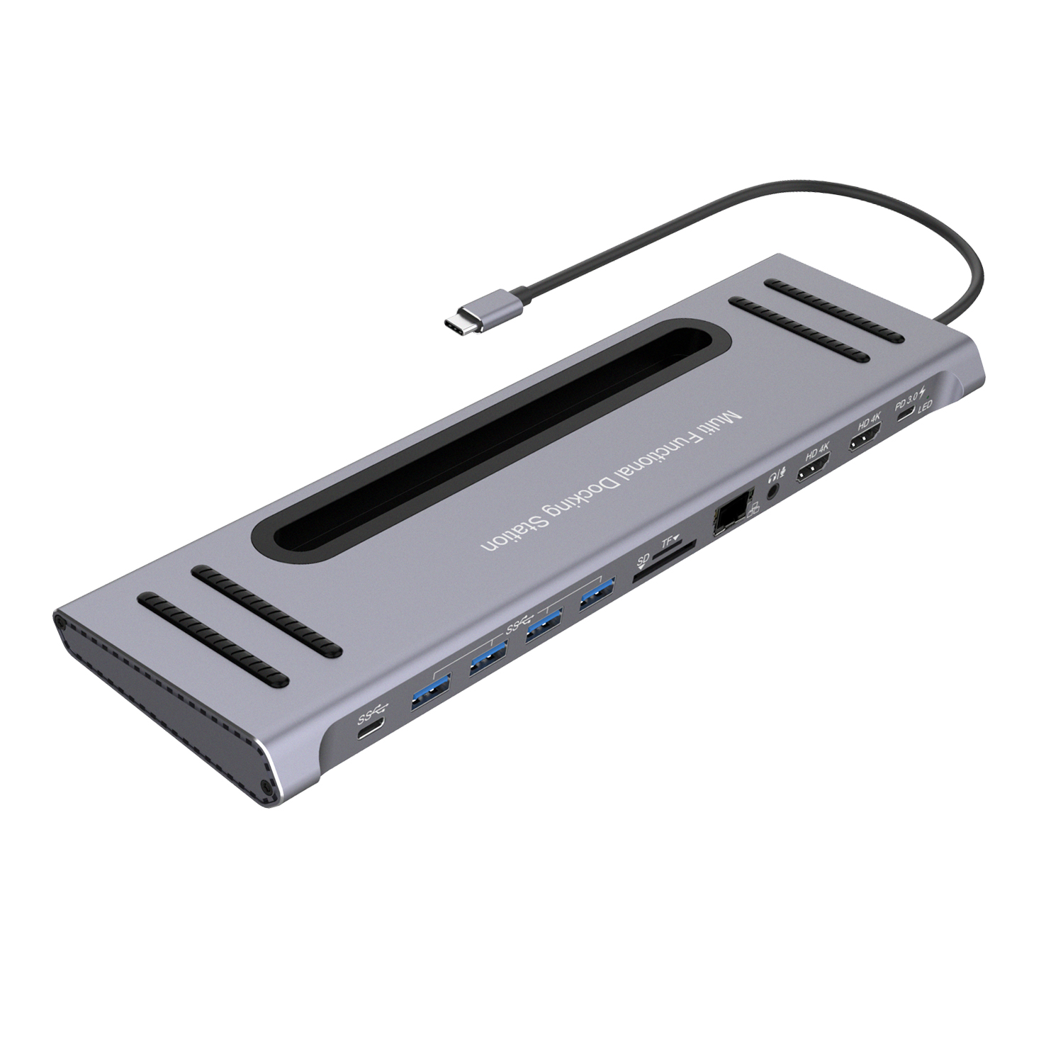 Włącz koncentrator USB C 12 w  – Usb C Hub 12 In 1 Triple Display recenzja i cena