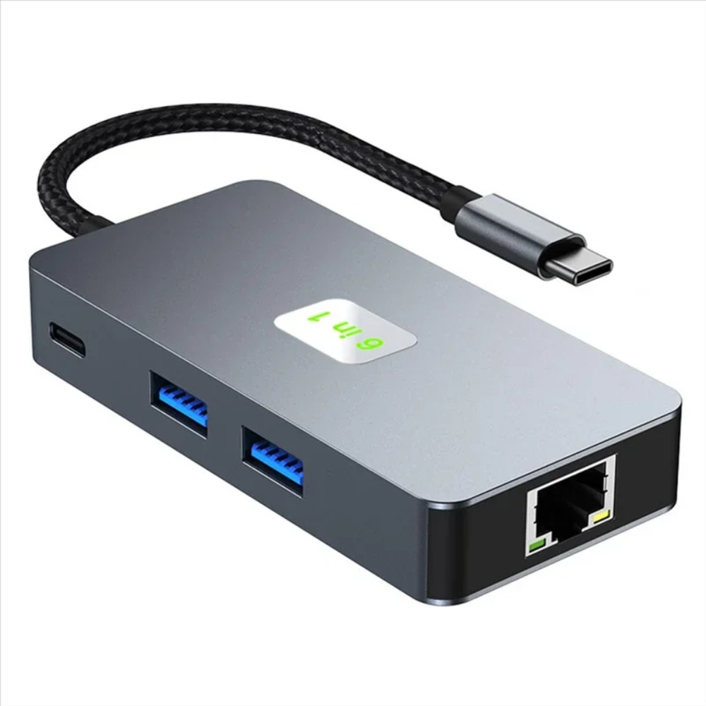 Adapter USB-C 6-w-1, 100W PD,  – Usb C Dock With 100W Pd recenzja i cena