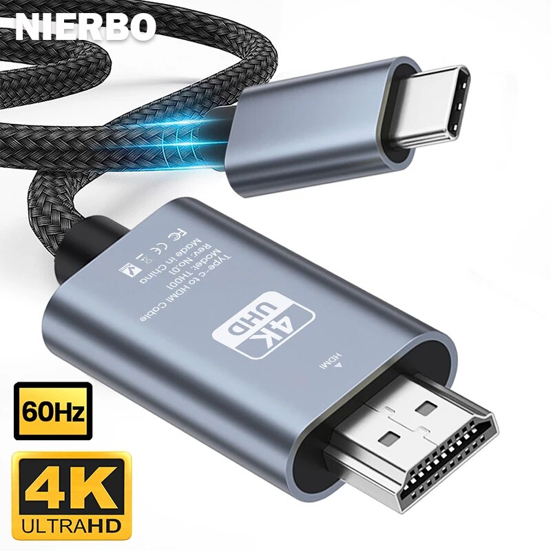 Kabel NIERBO USB C na HDMI 6,6 – Usb C Dock Dual Hdmi 4K recenzja i cena