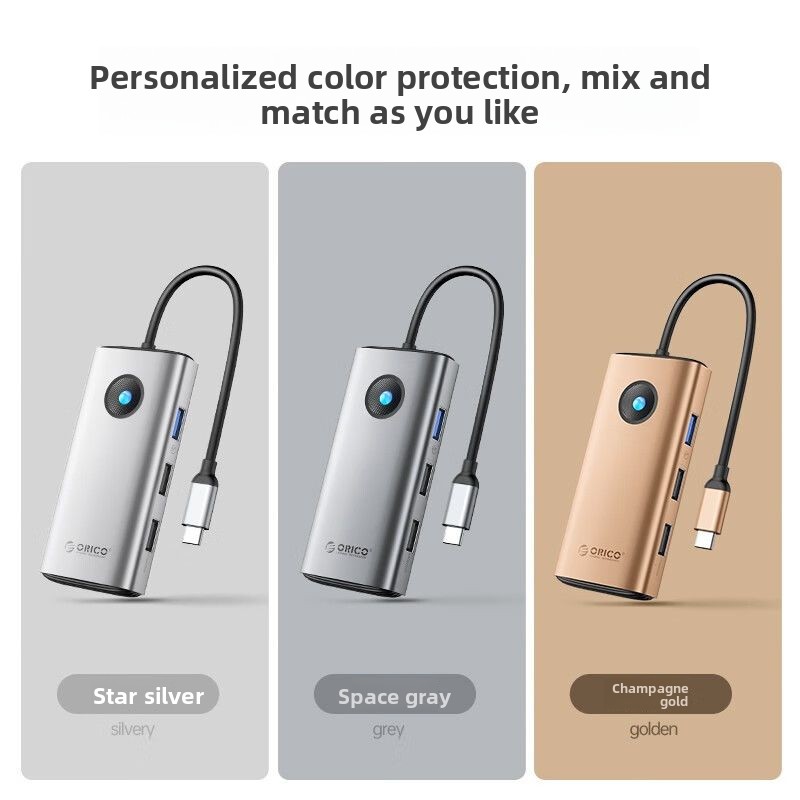 Hub USB-C Orico 13-w-1 z porte – Usb C Hub Sd Card Reader 4K Hdmi recenzja i cena