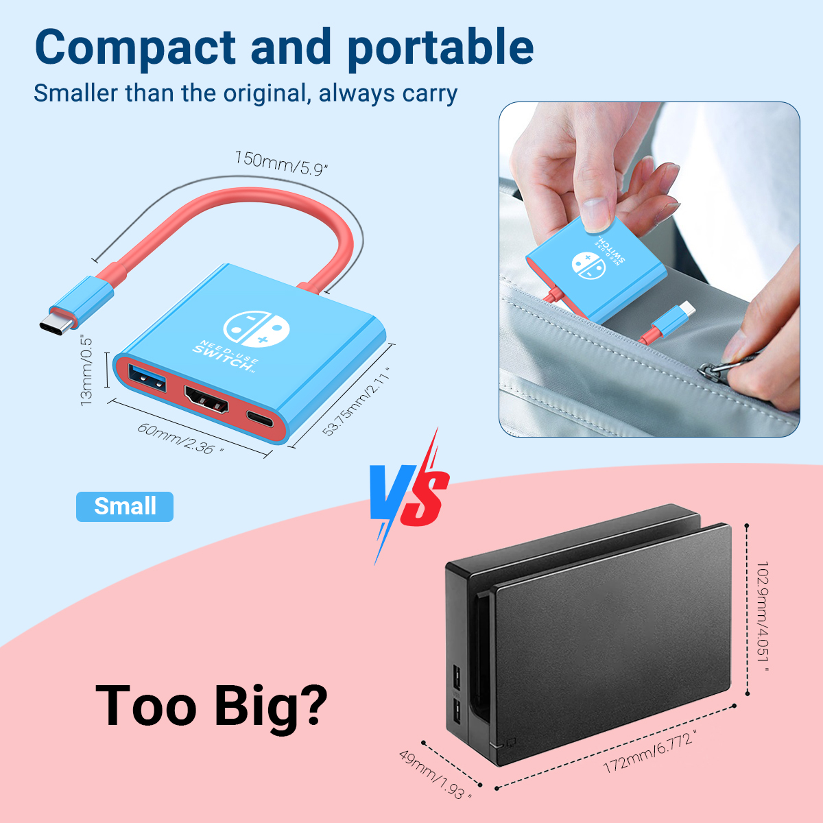 Uniwersalna stacja dokująca 3  – Usb C Dock Dual Hdmi 4K recenzja i cena