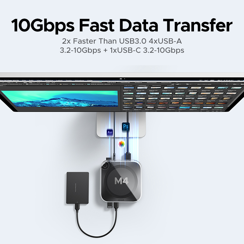 UGREEN Stacja Dokująca Mac Min – Usb C Hub With M.2 Nvme Slot recenzja i cena