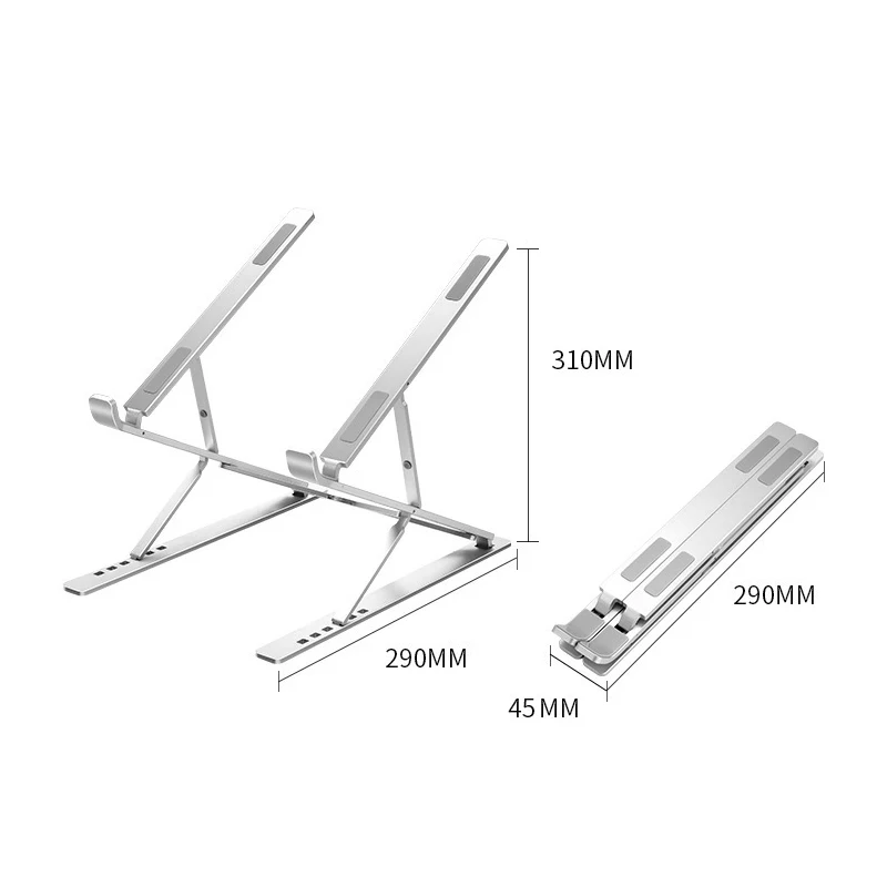 Składany, regulowany, aluminio – Laptop Stand Dock Aluminum recenzja i cena