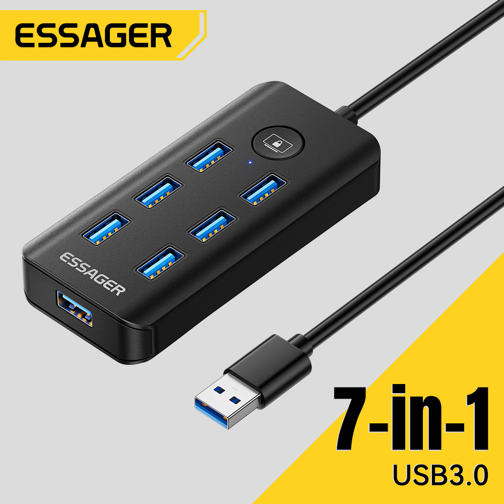 Essager 7-w-1 Hub USB 3.0 Rozd – Docking Station For Macbook Pro recenzja i cena