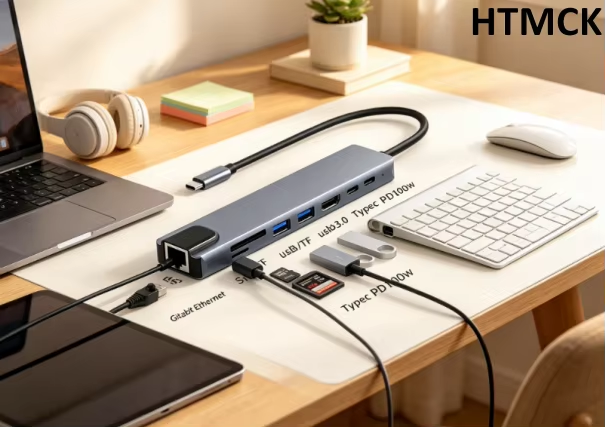 Hub USB C 8w1 7w2 7w1 Typ C 3. – Usb C Hub Sd Card Reader 4K Hdmi recenzja i cena