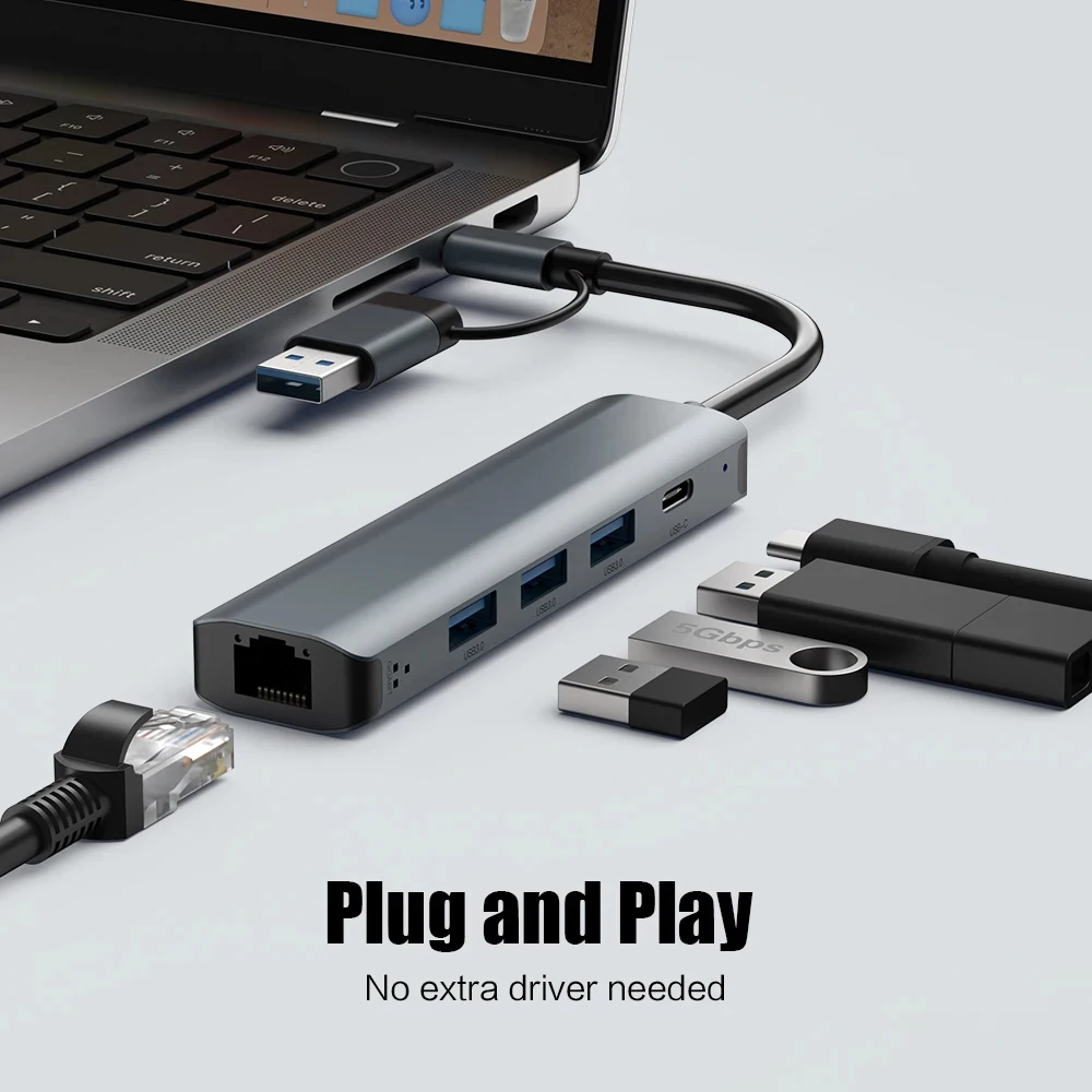 5 w 1: hub USB-C, stacja dokuj – Docking Station For Macbook Pro recenzja i cena