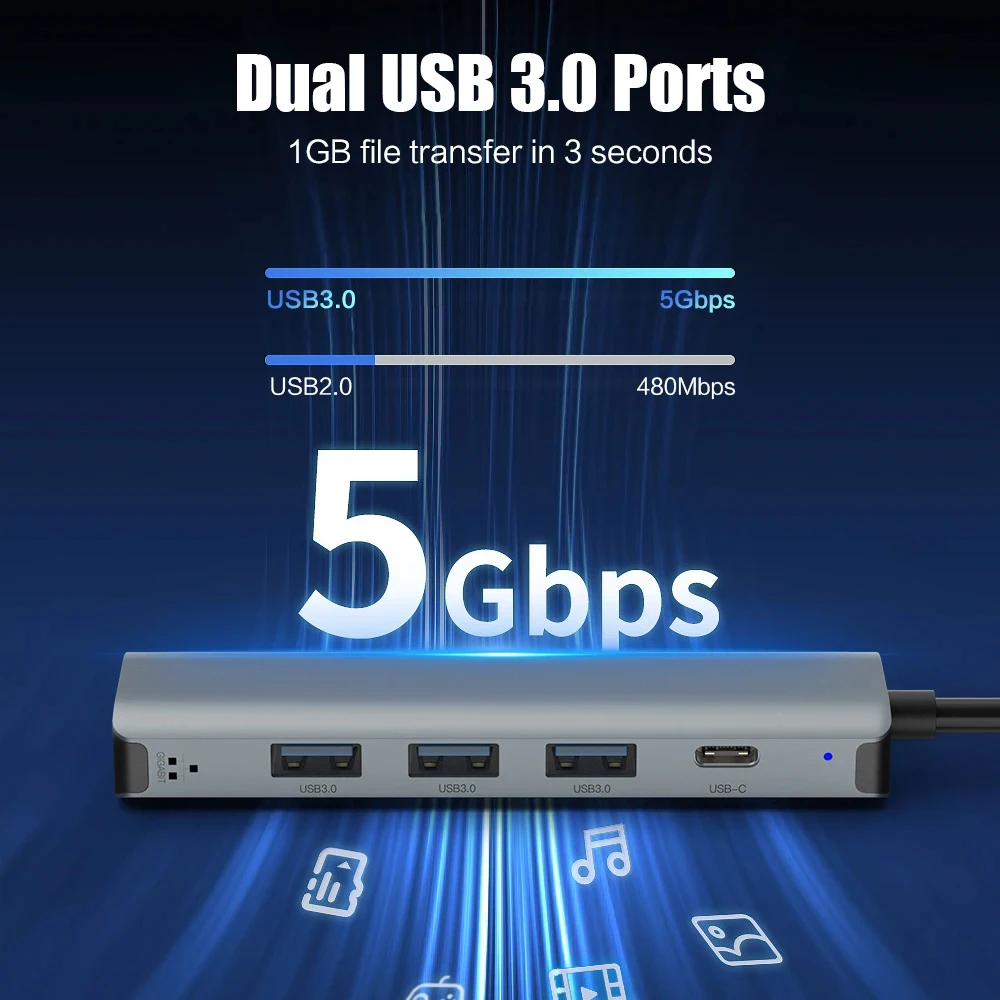 5 w 1: hub USB-C, stacja dokuj – Docking Station For Macbook Pro recenzja i cena