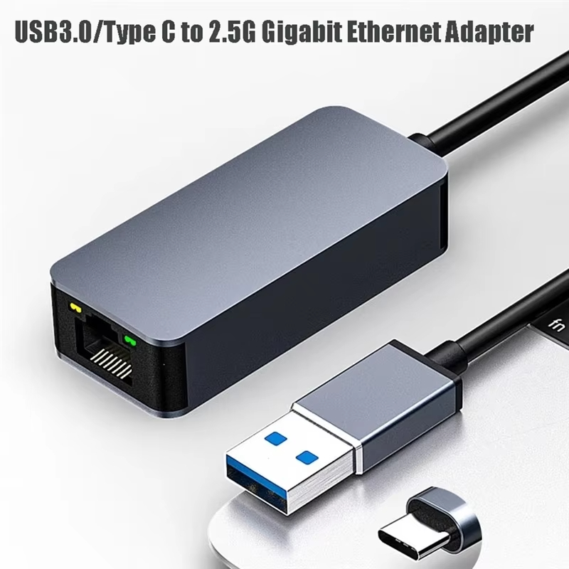 Adapter USB 3.0 Type-C Etherne – Usb C Hub Ethernet 2.5G recenzja i cena