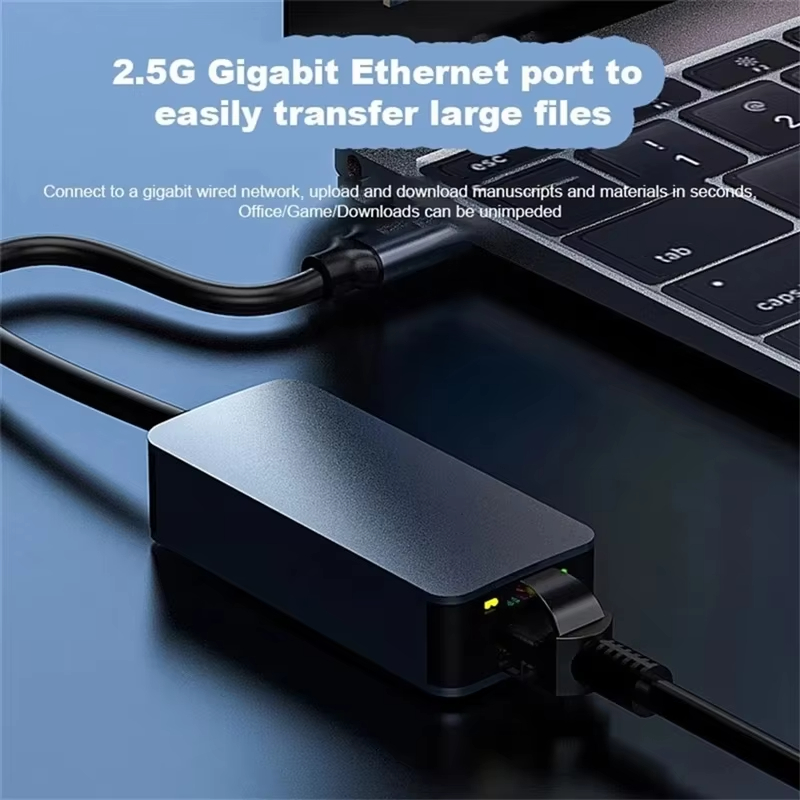 Adapter USB 3.0 Type-C Etherne – Usb C Hub Ethernet 2.5G recenzja i cena