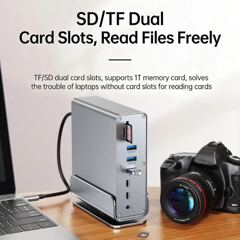 Hub USB-C 15 w 1, stacja dokuj – Usb C Hub Sd Card Reader 4K Hdmi recenzja i cena