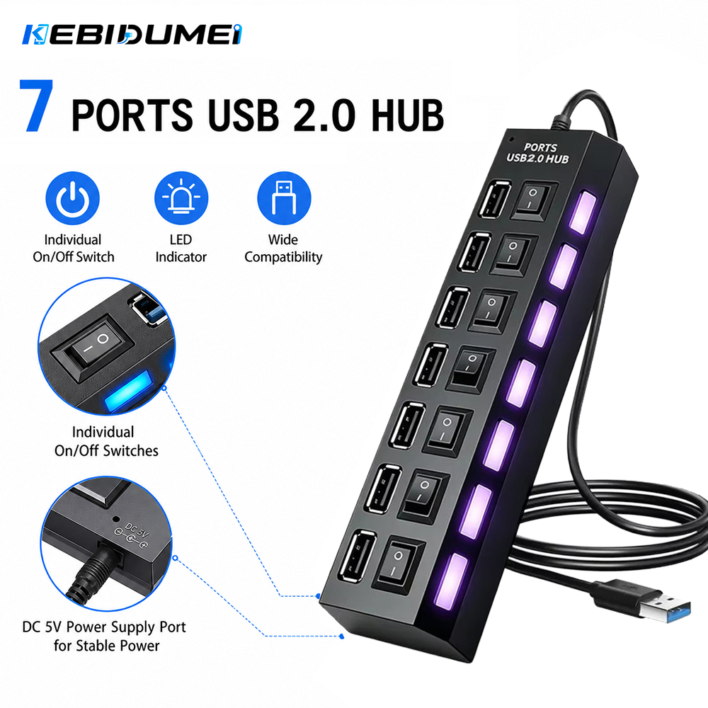 KEBIDUMEI – rozdzielacz USB z  – Docking Station For Macbook Pro recenzja i cena