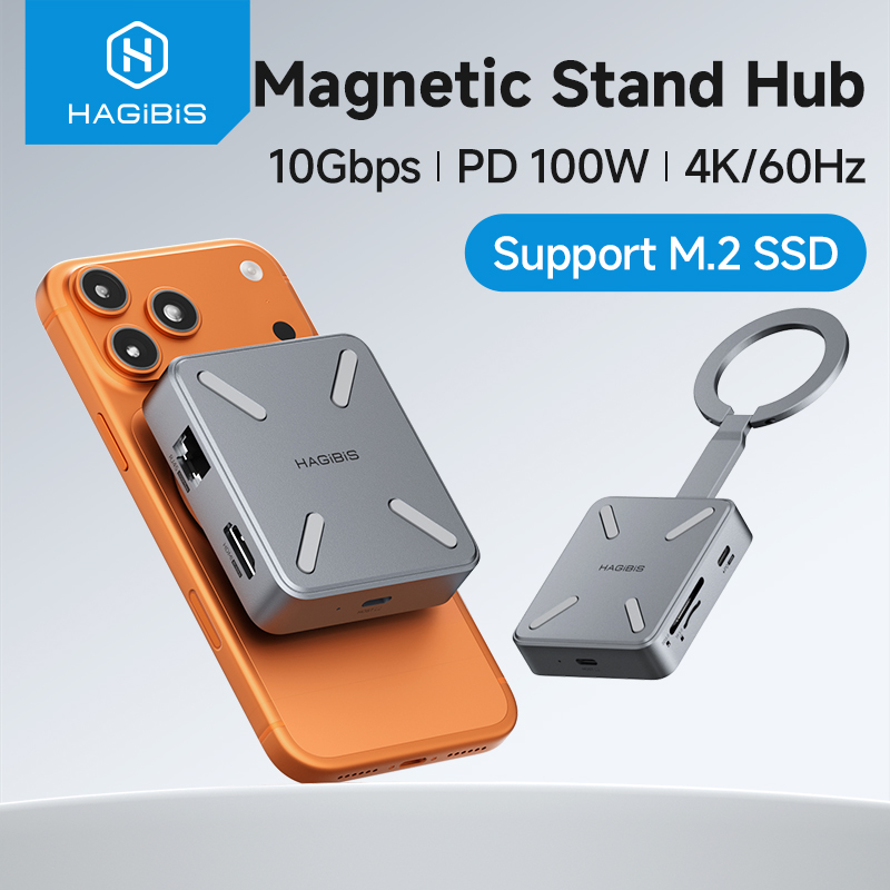 Hagibis Magnetyczny Hub USB C  – Usb C Hub Sd Card Reader 4K Hdmi recenzja i cena