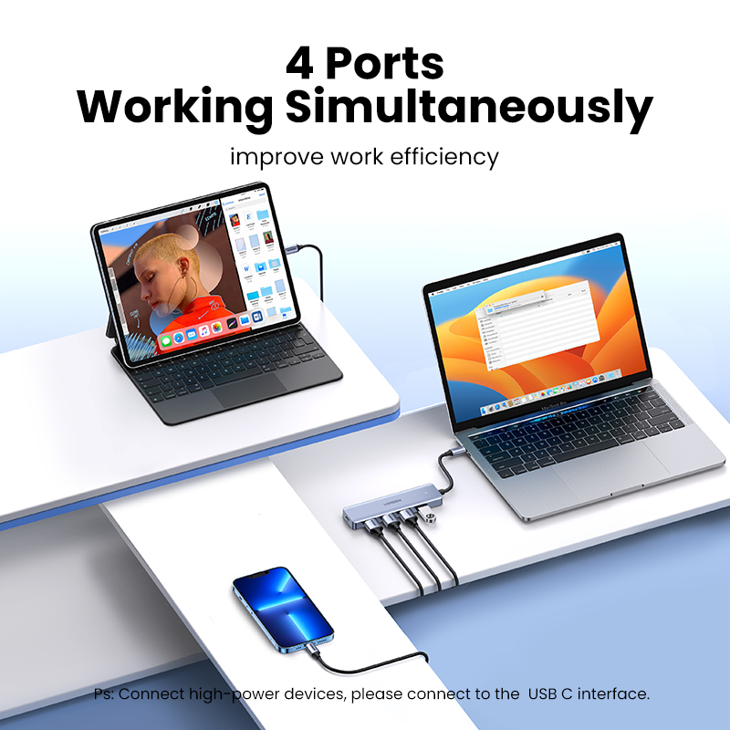 UGREEN USB C Hub 4 porty USB t – Docking Station For Macbook Pro recenzja i cena