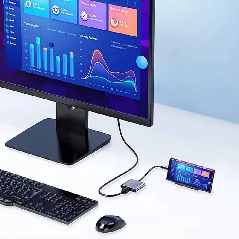 USB C HUB 3w1 Typ C 3.0 do HDM – Usb C Dock Dual Hdmi 4K recenzja i cena
