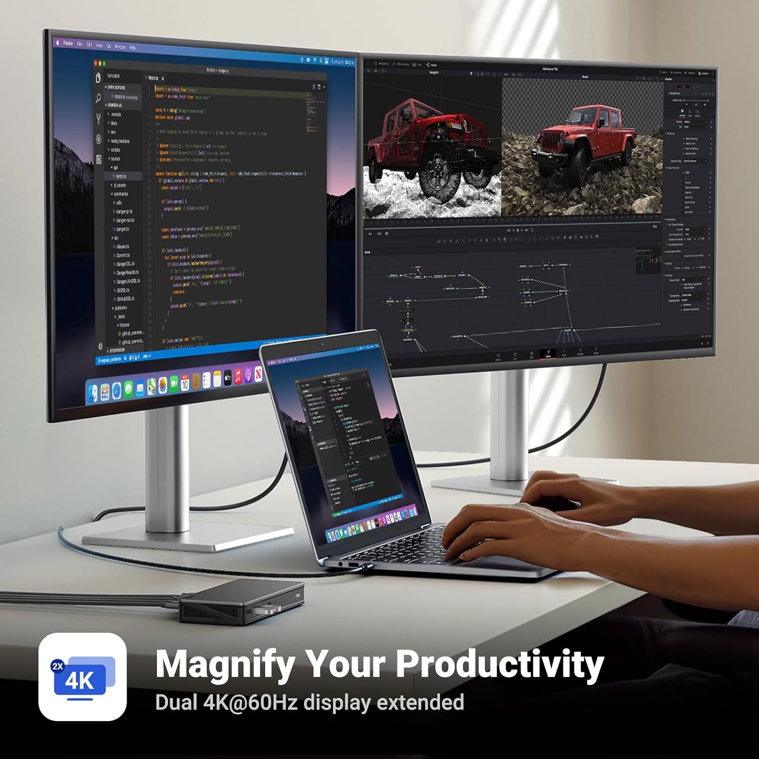Stacja dokująca UGREEN do lapt – Docking Station Displaylink Dual 4K recenzja i cena