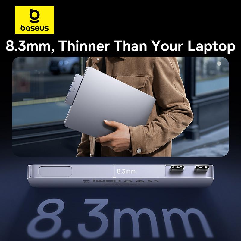 Baseus Dual USB-C Hub to HDMI- – Docking Station Thunderbolt 4 recenzja i cena