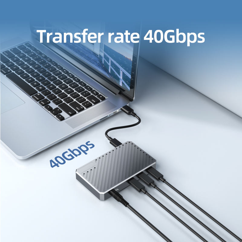 HUB Thunderbolt 3 USB4.0 4 w 1 – Docking Station Thunderbolt 4 recenzja i cena