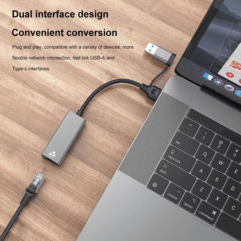 Adapter Ethernet USB-C Type-C  – Usb C Hub Ethernet 2.5G recenzja i cena