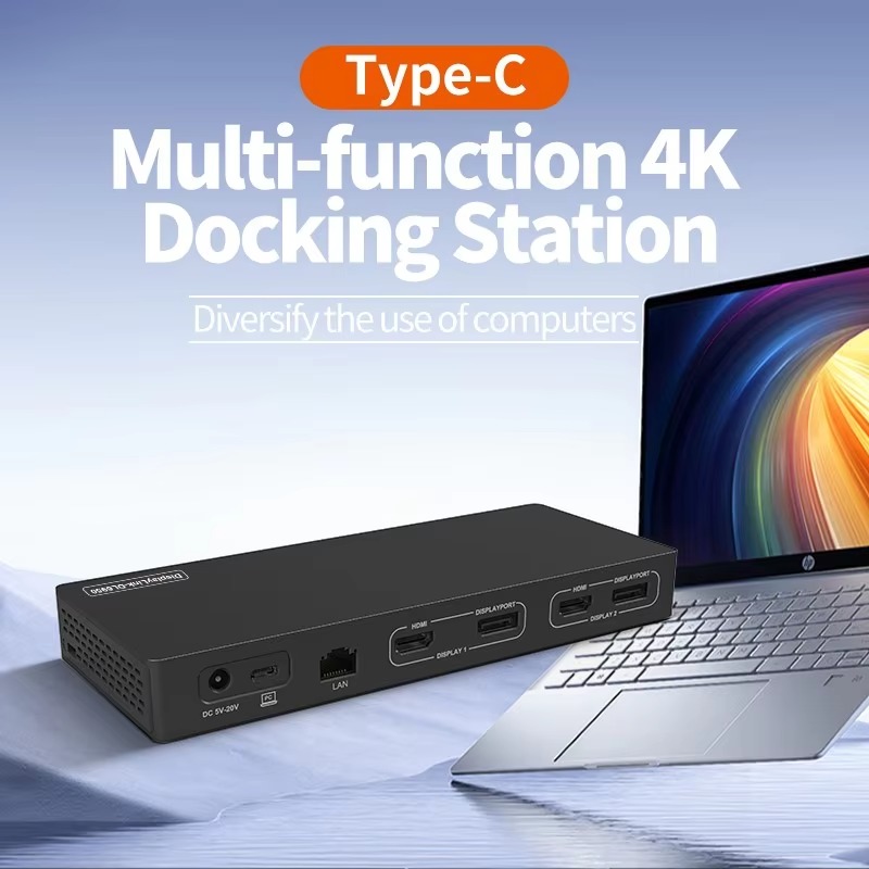 Stacja dokująca 14-w-1 Display – Docking Station Displaylink Dual 4K recenzja i cena