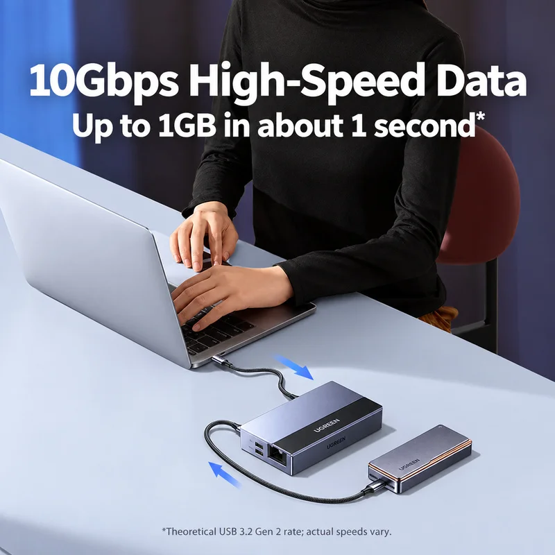 UGREEN 55733 – wielofunkcyjna  – Usb C Dock With 100W Pd recenzja i cena