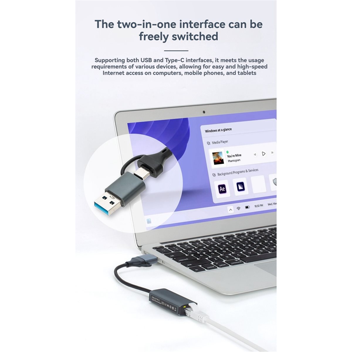 Cyfrowy Adapter Ethernet USB 3 – Usb C Hub Ethernet 2.5G recenzja i cena