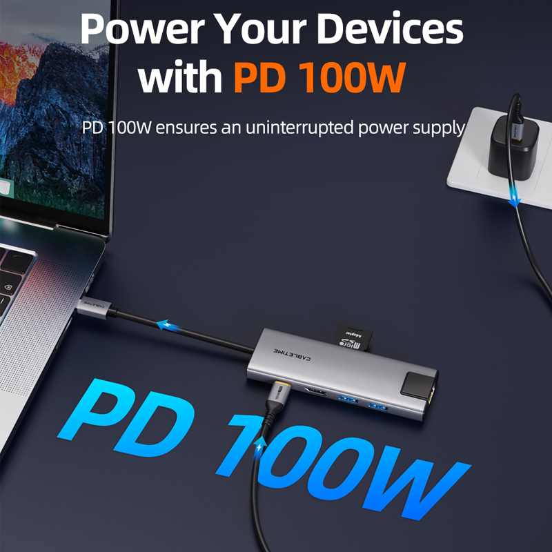 CABLETIME – wielofunkcyjny ada – Usb C Hub Sd Card Reader 4K Hdmi recenzja i cena